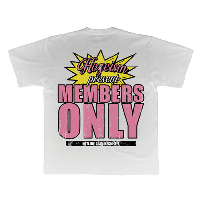" MEMBERS ONLY " T shirt